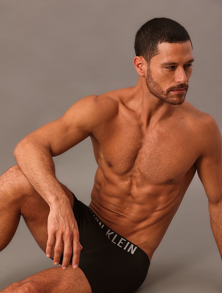 Cueca Trunk Intense Power Seamless Calvin Klein Underwear - Preto Preto 5