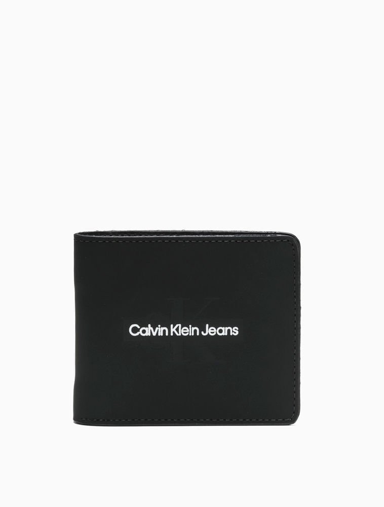 Carteira Masculina Re Issue Stripe Calvin Klein - Preto Preto 1