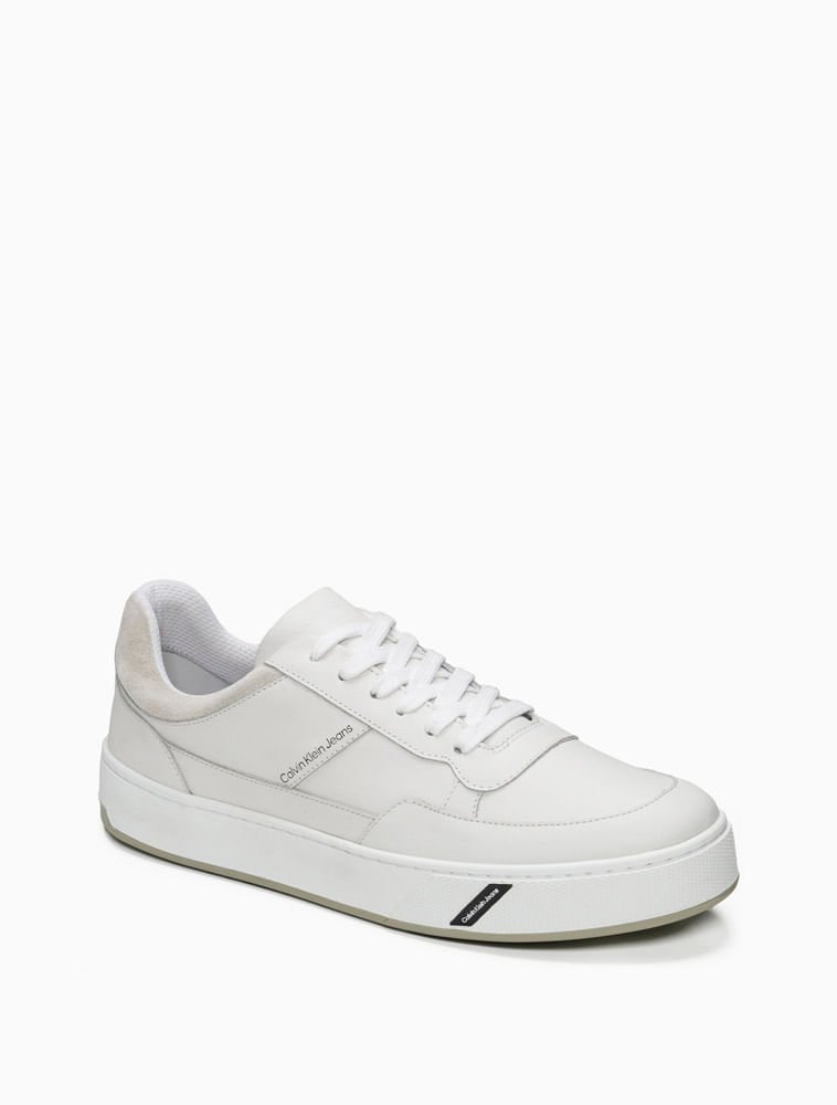 Tênis Calvin Klein Jeans Palito Basic Masculino Branco 4
