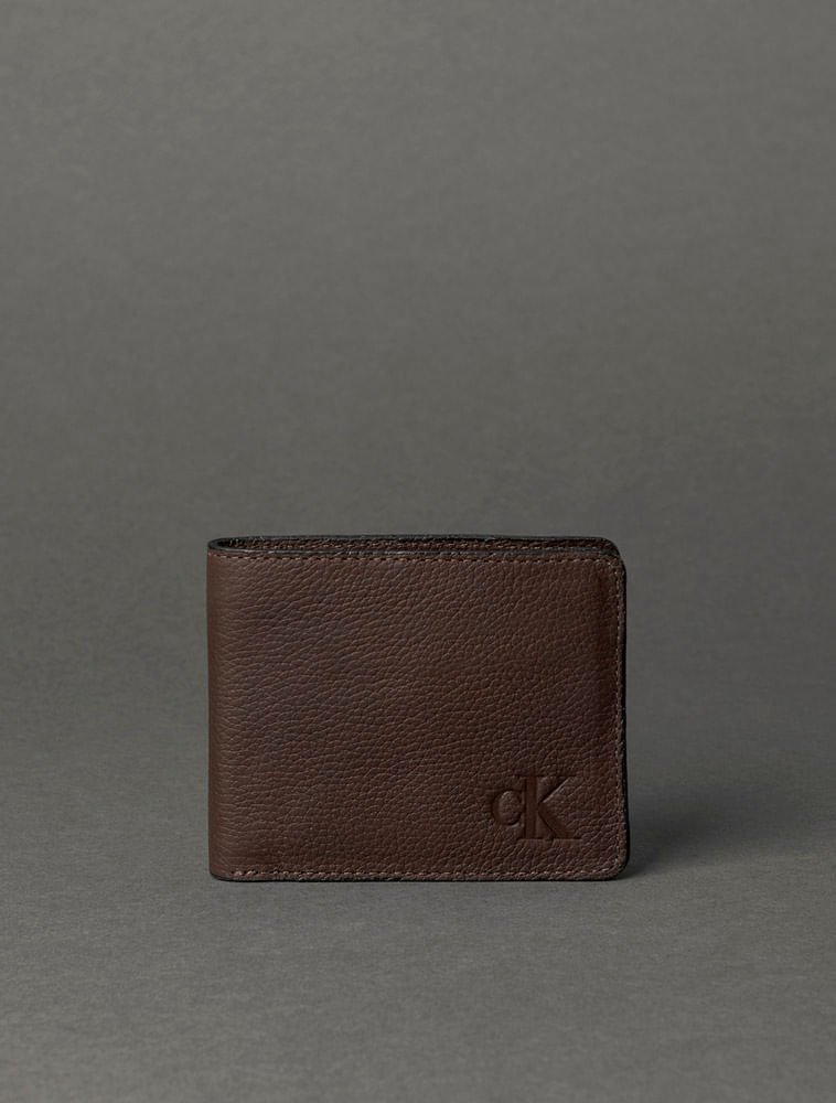 Carteira Masculina Média Floater Calvin Klein Jeans - Cafe