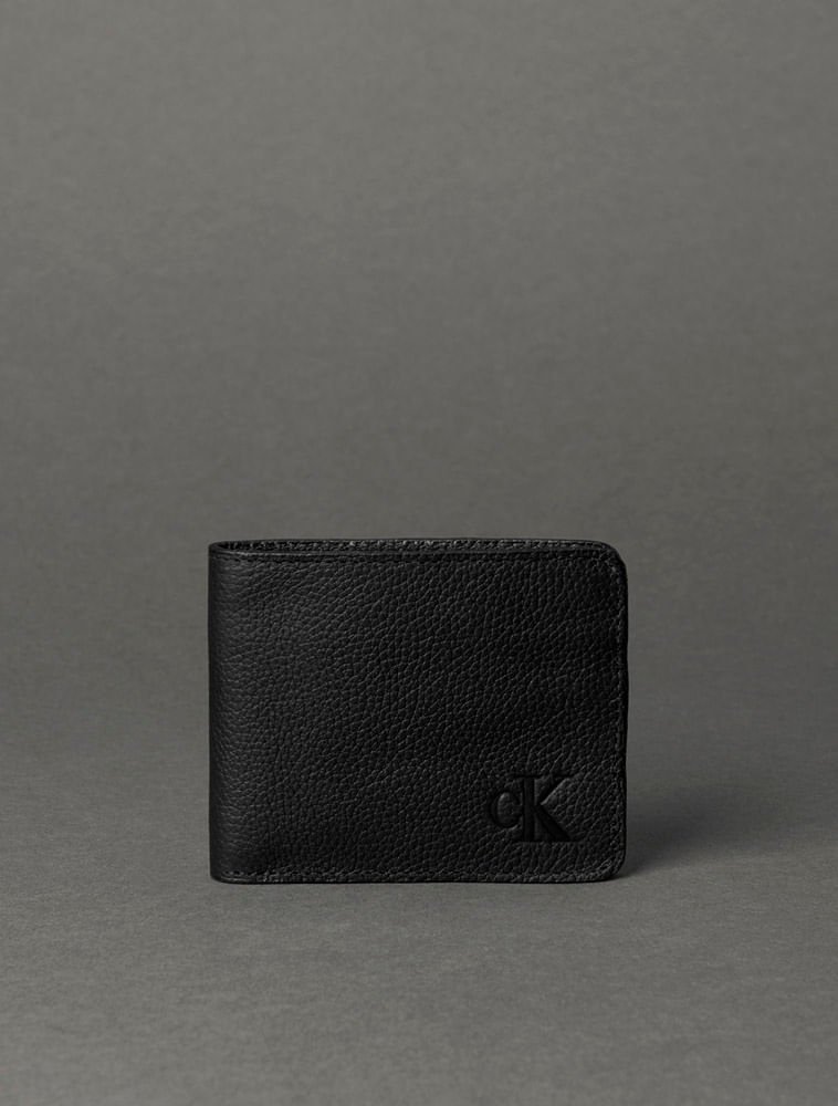 Carteira Masculina Média Floater Calvin Klein Jeans - Preto