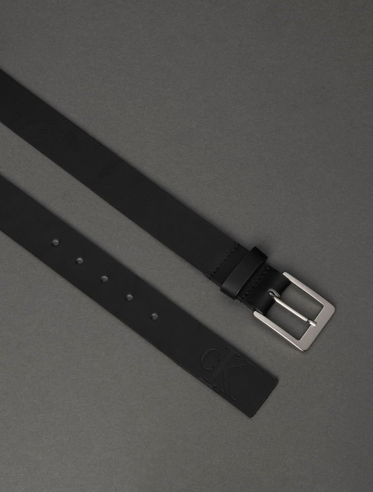 Cinto Masculino Queima Calvin Klein Jeans - Preto Preto 2