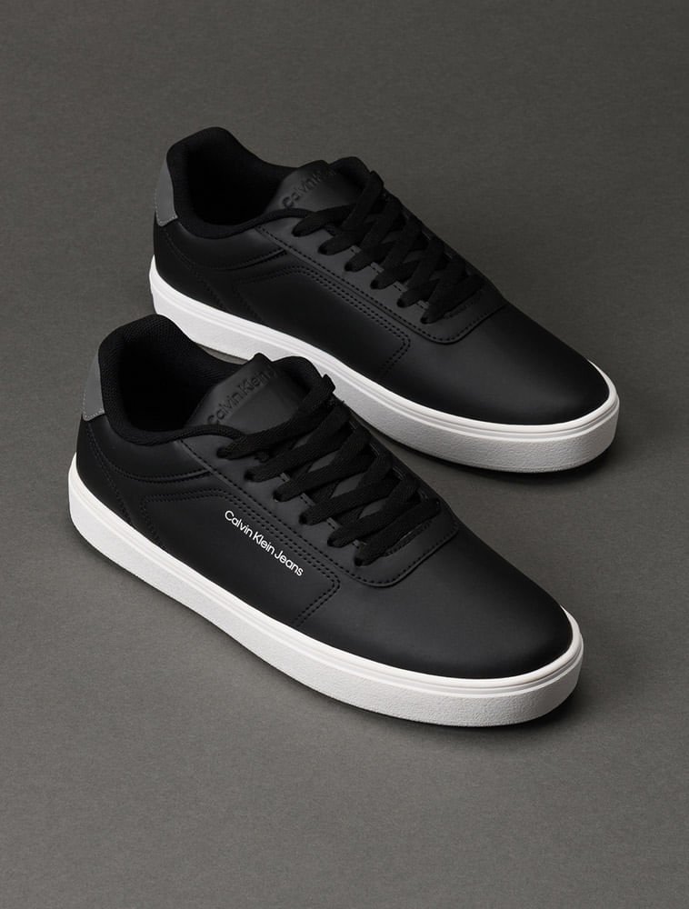 Tênis Ck Basic Calvin Klein Jeans - Preto Preto 2