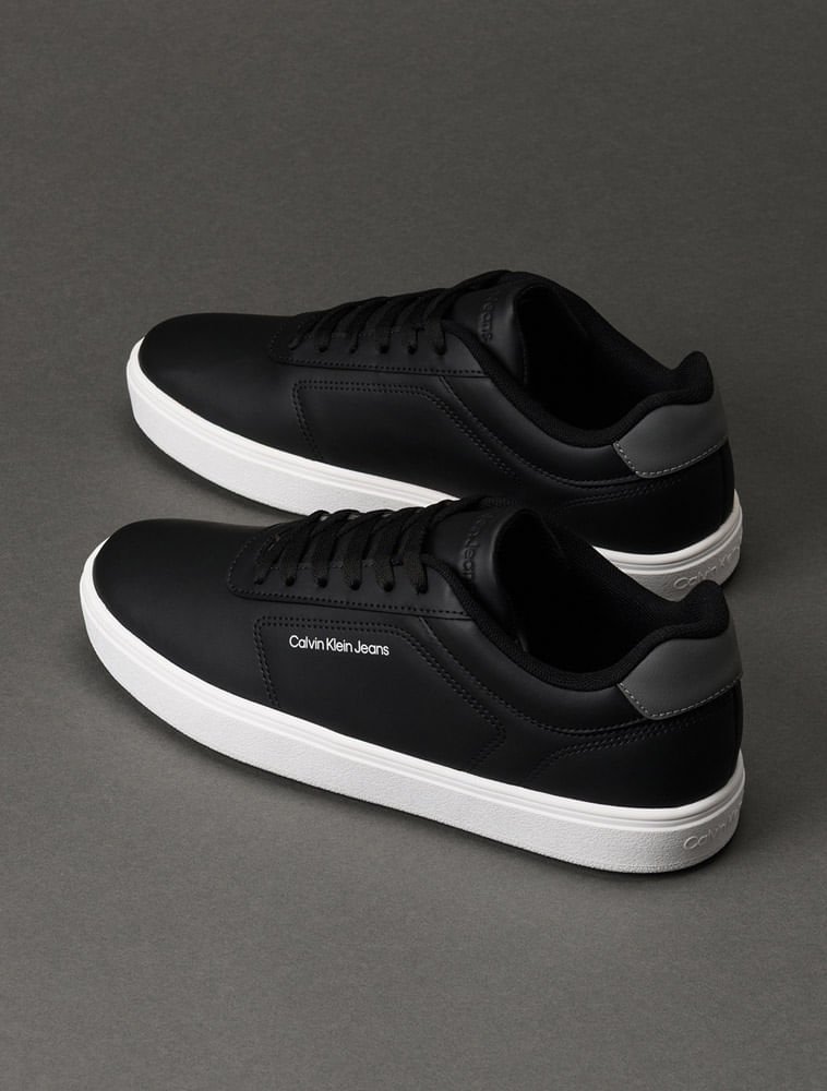 Tênis Ck Basic Calvin Klein Jeans - Preto Preto 3