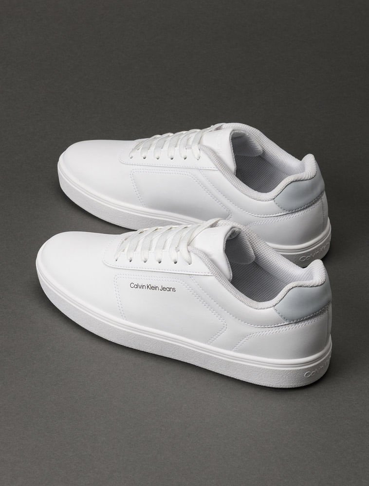 Tênis Ck Basic Calvin Klein Jeans - Branco Branco 3