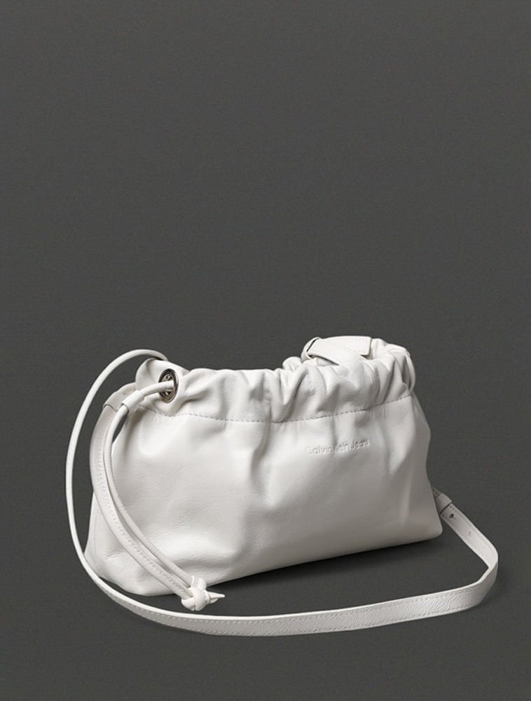 Bolsa Média Feminina Soft Calvin Klein Jeans - Off White Branco 2