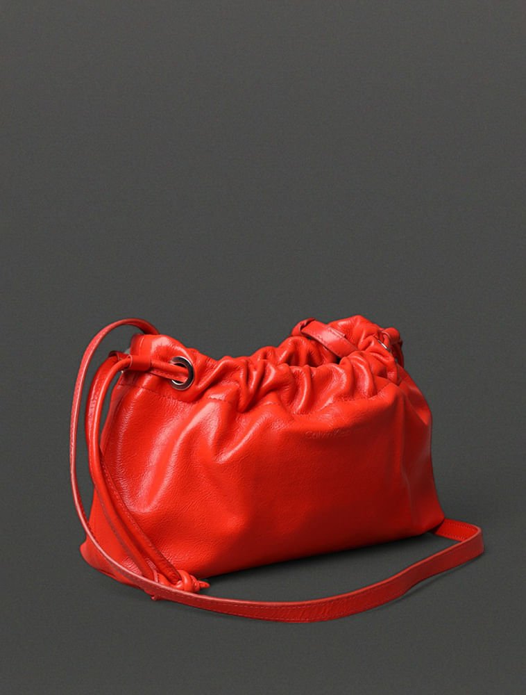 Bolsa Média Feminina Soft Calvin Klein Jeans - Vermelho Vermelho 2