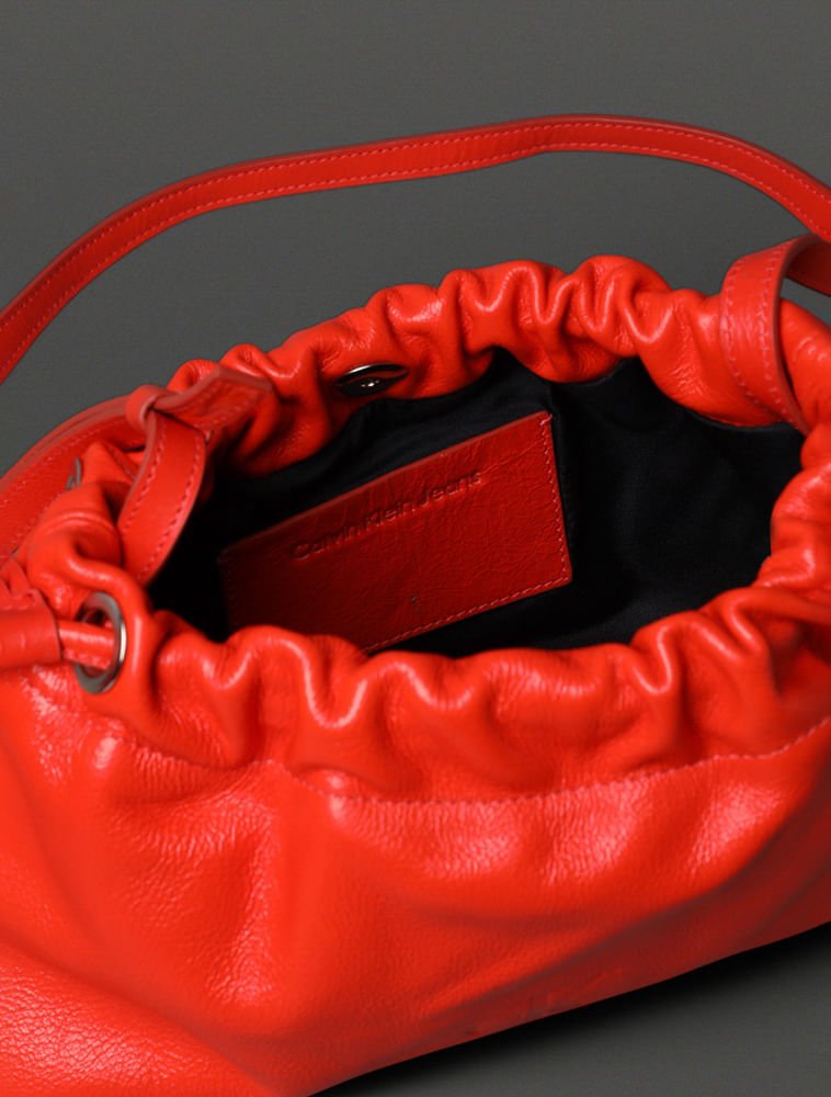 Bolsa Média Feminina Soft Calvin Klein Jeans - Vermelho Vermelho 3