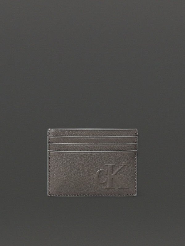 Porta Cartão Masculino Couro Calvin Klein Jeans - Capuccino