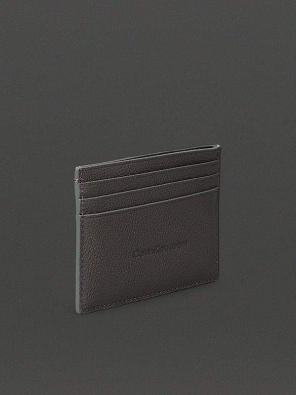 Porta Cartão Masculino Couro Calvin Klein Jeans - Capuccino Capuccino 2