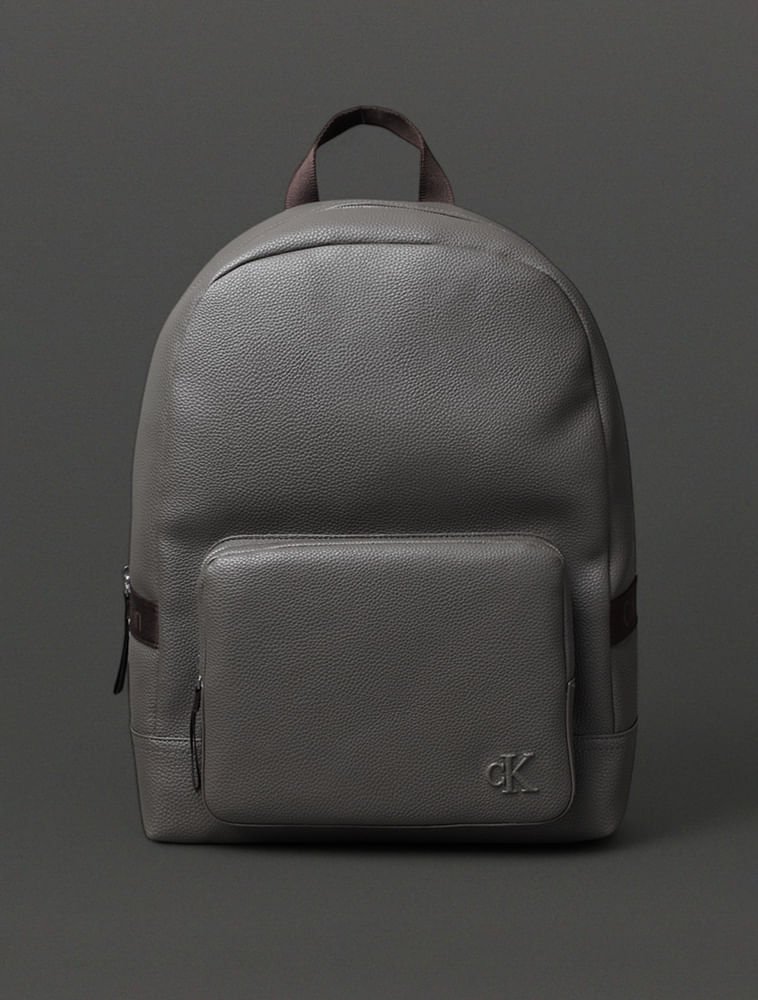 Mochila Masculina Cargo em Pu Calvin Klein Jeans - Capuccino