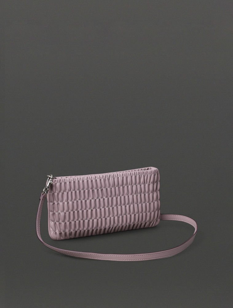 Bolsa Drapeada Feminina Transversal Calvin Klein - Caqui Medio Rosa 2