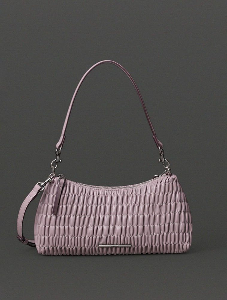 Bolsa Média Feminina Drapeada Calvin Klein - Caqui Medio