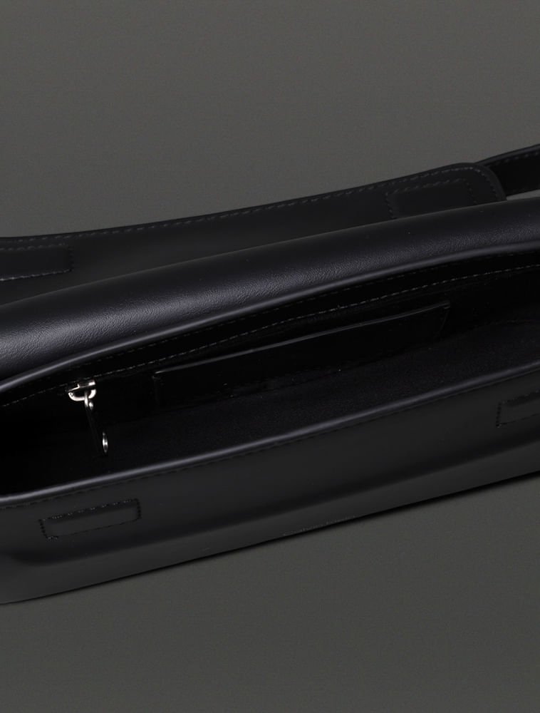 Bolsa Pequena Feminina Belted Calvin Klein - Preto Preto 3