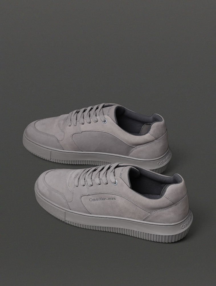 Tênis Masculino Chunky Unicolor Calvin Klein Jeans - Cinza Médio Cinza 3