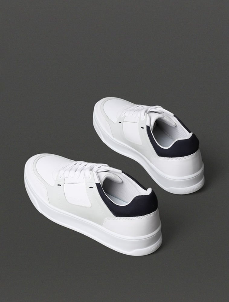 Tênis Masculino Layers Calvin Klein - Branco Branco 3