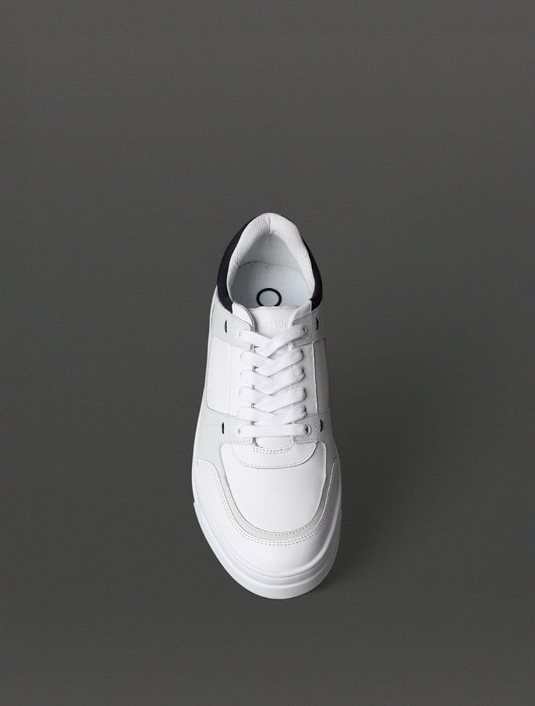 Tênis Masculino Layers Calvin Klein - Branco Branco 4