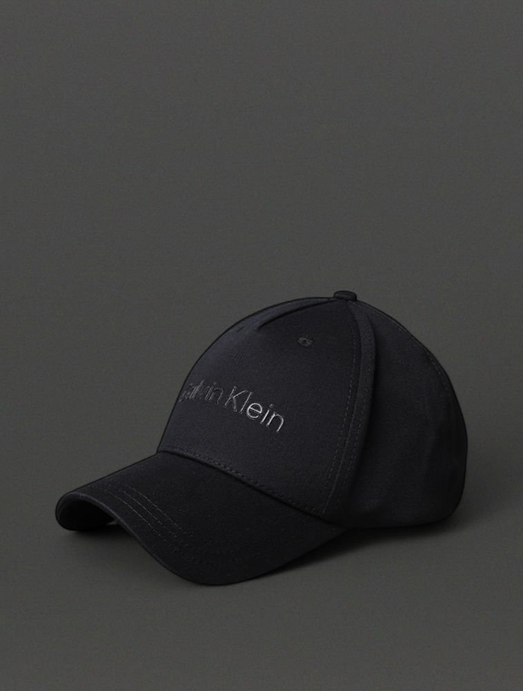 Boné Masculino 5 Gomos Estampa Gel Calvin Klein - Preto