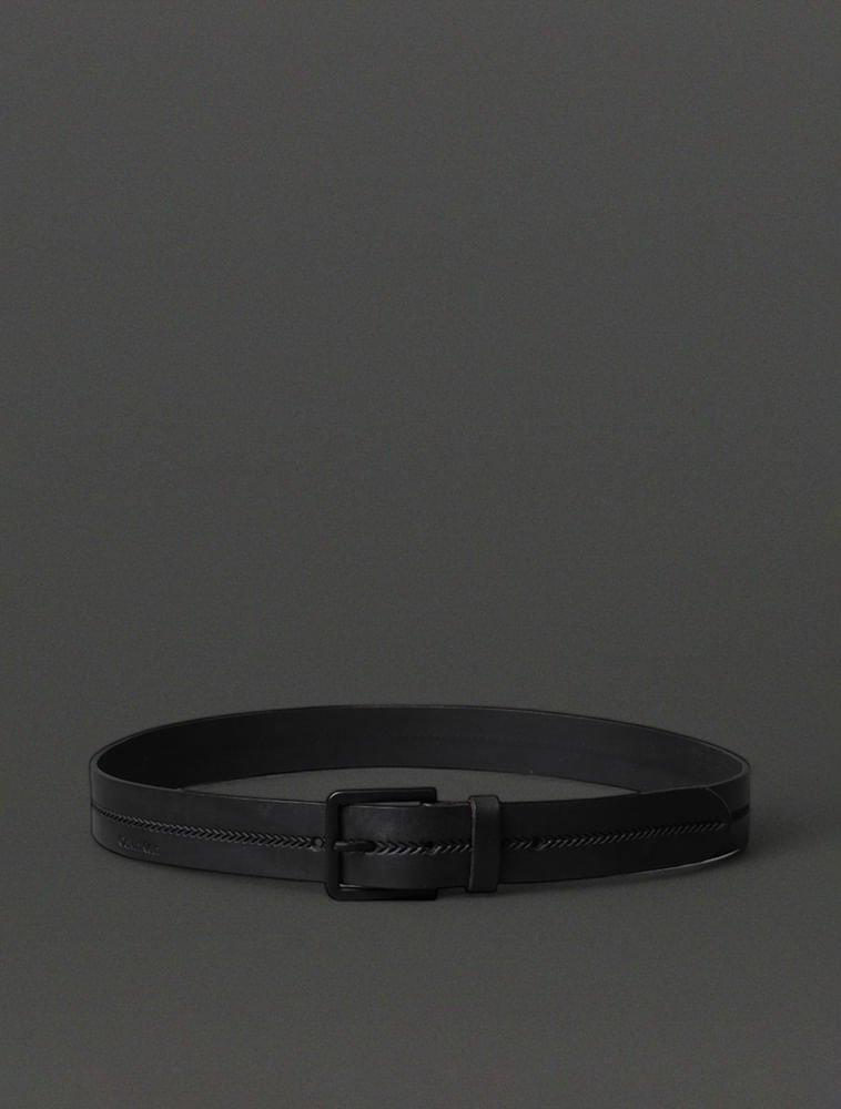 Cinto Masculino Traçado Calvin Klein - Preto Preto 3