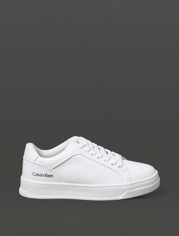 Tênis Feminino Couro Calvin Klein - Branco