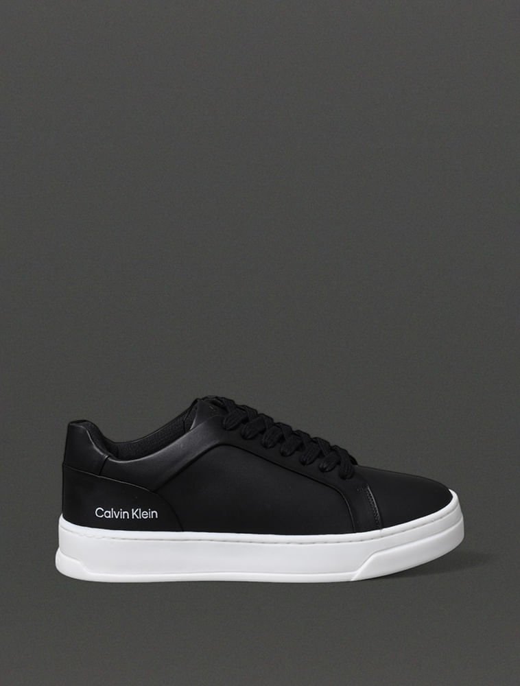 Tênis Feminino Couro Calvin Klein - Preto