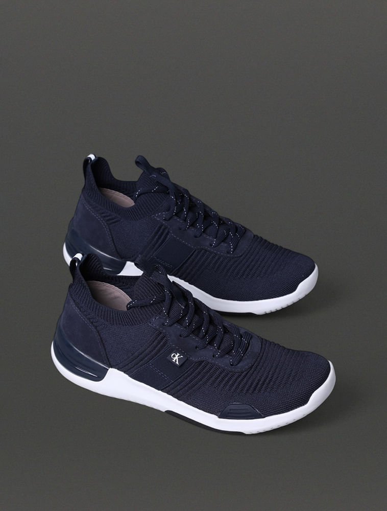 Tênis Masculino Air Knitting Flexible Calvin Klein Jeans - Marinho Azul Marinho 2