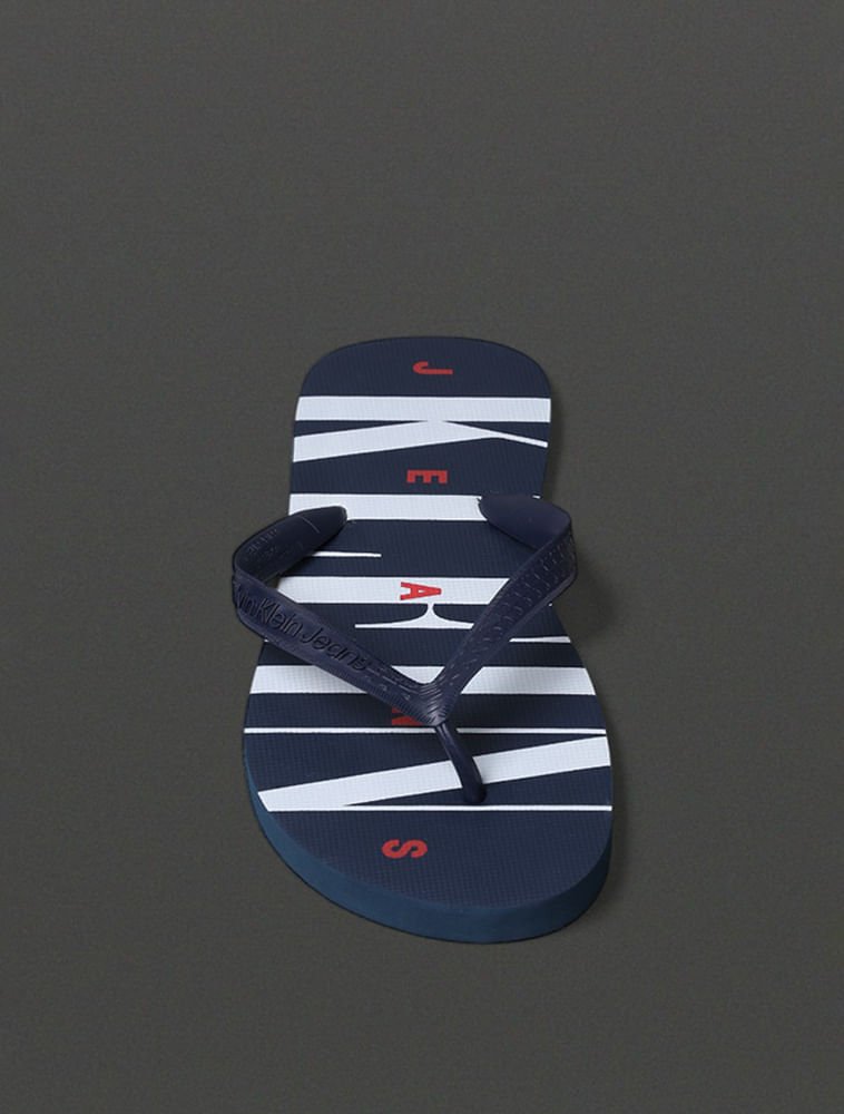 Chinelo Masculino Serif Font Calvin Klein Jeans - Marinho Azul Marinho 4