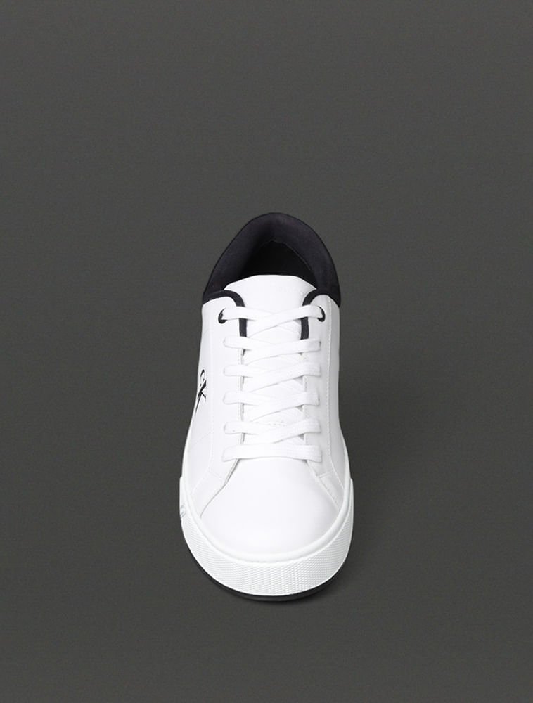 Tênis Masculino Palito Side Calvin Klein Jeans - Branco/ Preto Branco/Preto 4