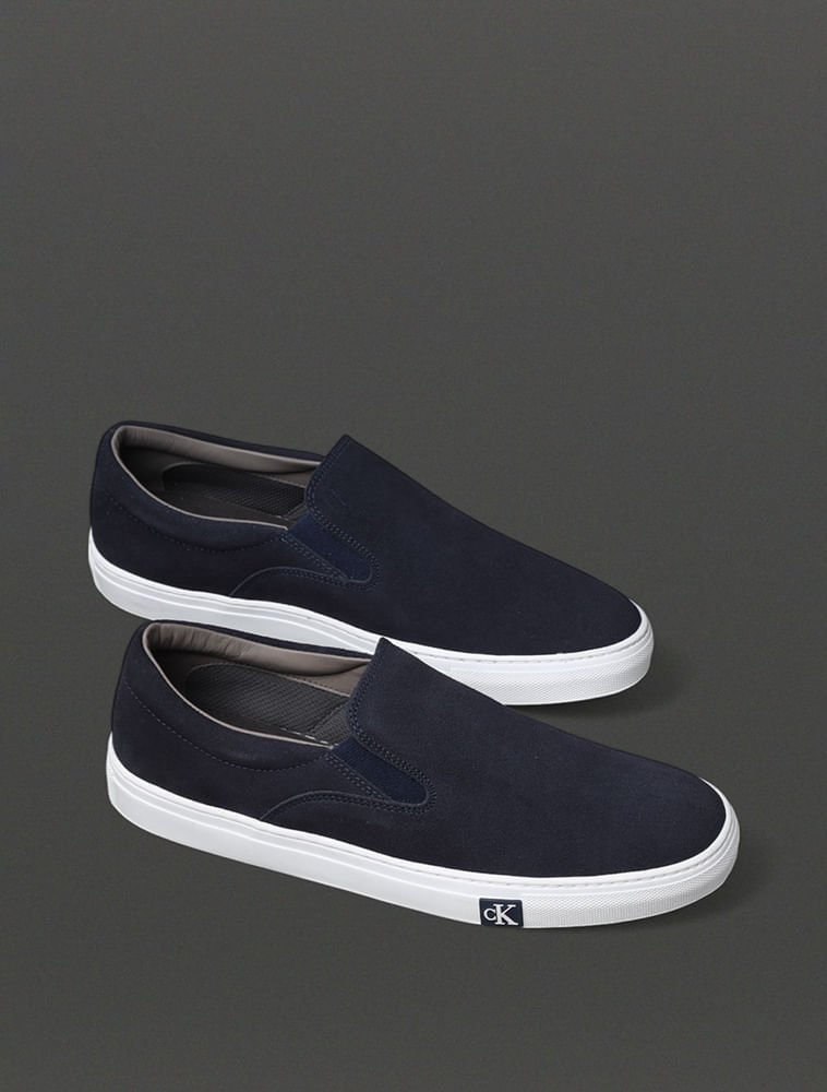 Tênis Masculino Project Slip On Calvin Klein Jeans - Marinho Azul Marinho 2