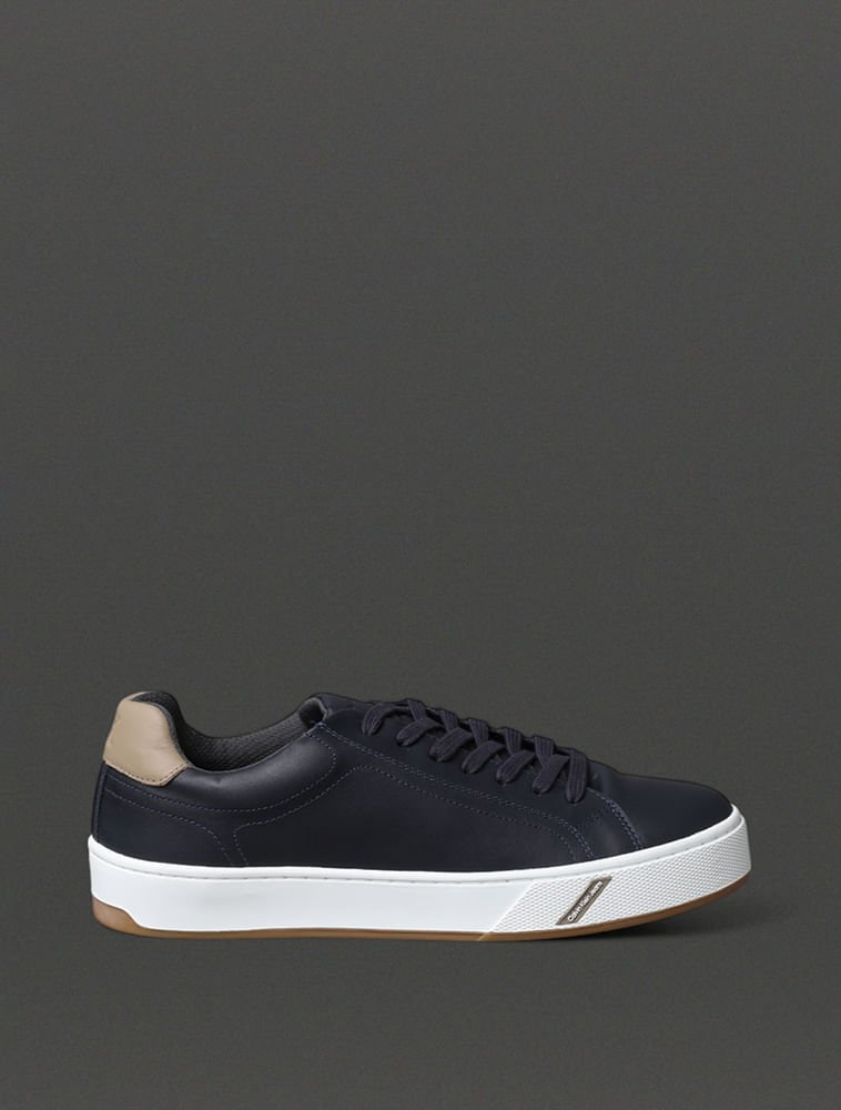 Tênis Masculino Palito Clean Casual Calvin Klein Jeans - Marinho Marinho 1