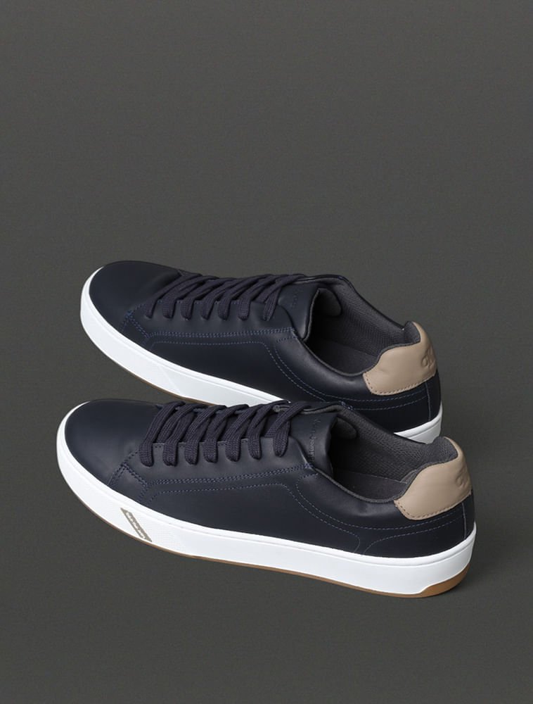 Tênis Masculino Palito Clean Casual Calvin Klein Jeans - Marinho Marinho 3