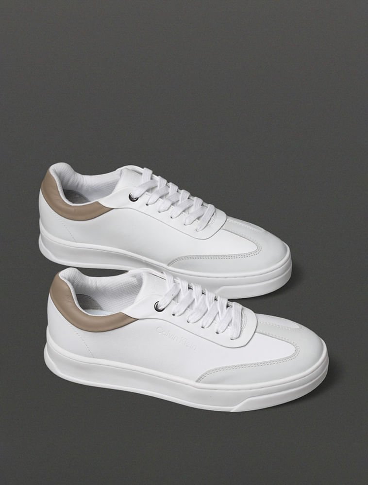 Tênis Feminino Sport Calvin Klein - Branco Branco 2