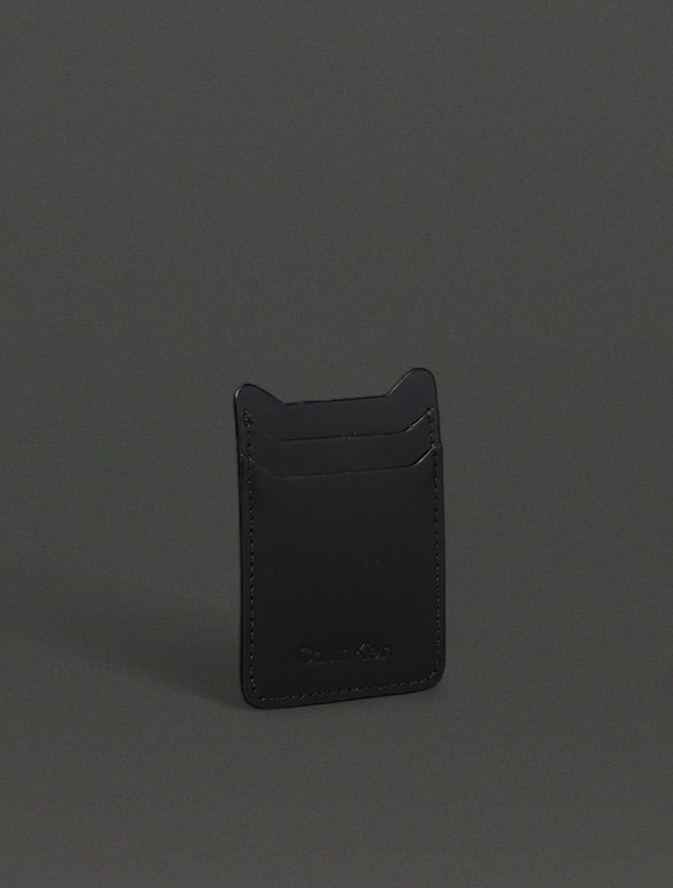 Porta Cartão Masculino Case Card Calvin Klein - Preto Preto 2