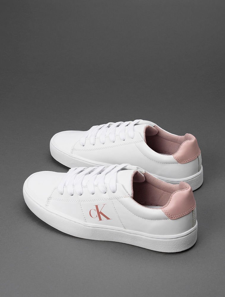 Tênis Menina Skate Side Calvin Klein Jeans - Branco 2 Branco 3