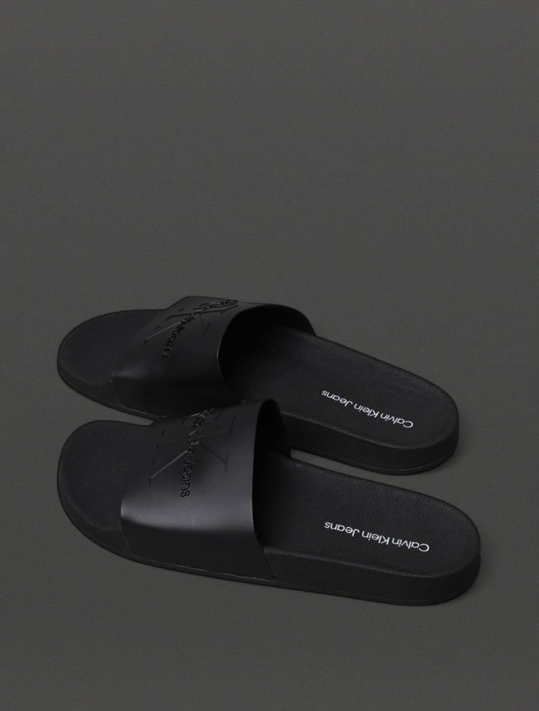 Chinelo Masculino Slide Calvin Klein Jeans - Preto Preto 3