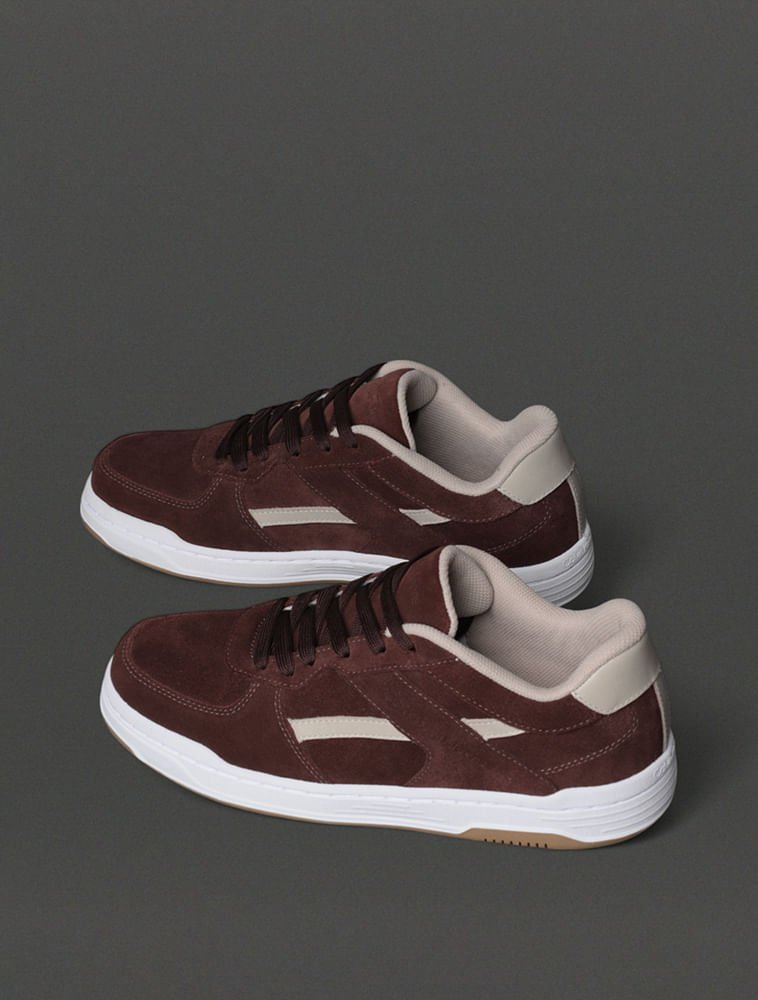 Tênis Masculino Court Camurça Layers Calvin Klein Jeans - Marrom Marrom 3