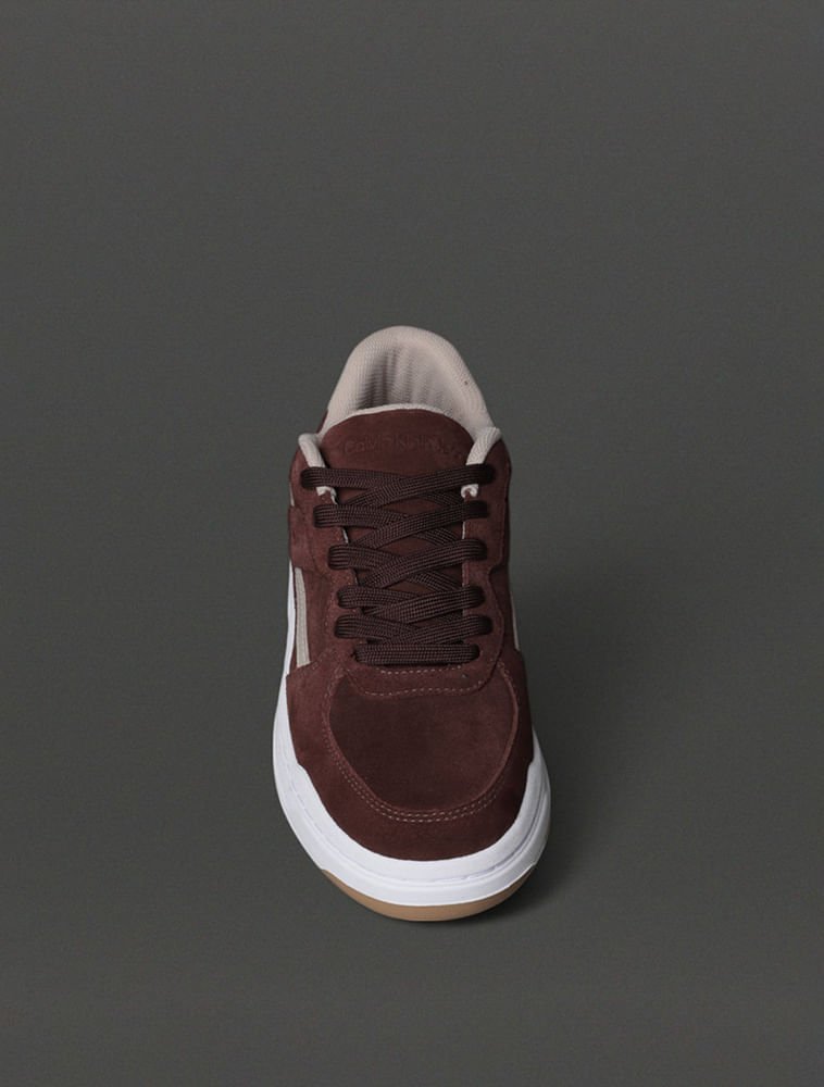 Tênis Masculino Court Camurça Layers Calvin Klein Jeans - Marrom Marrom 4