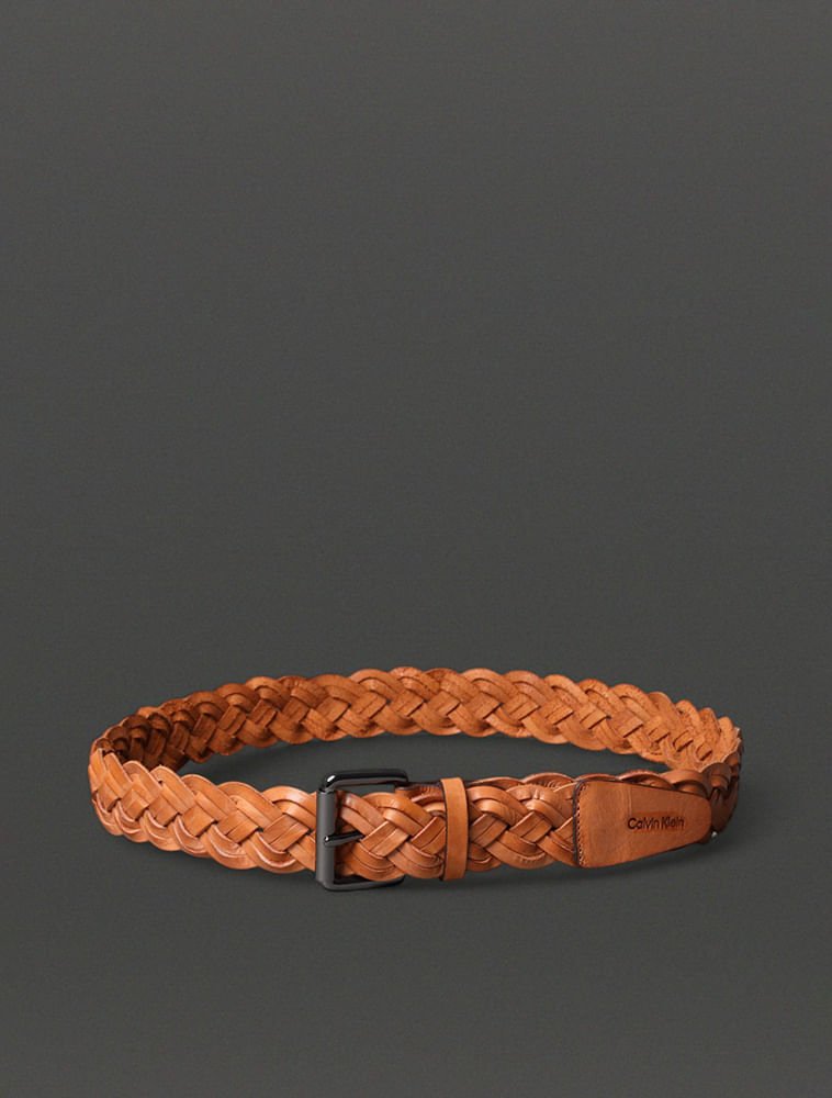 Cinto Feminino Trançado Calvin Klein - Havana Havana 3