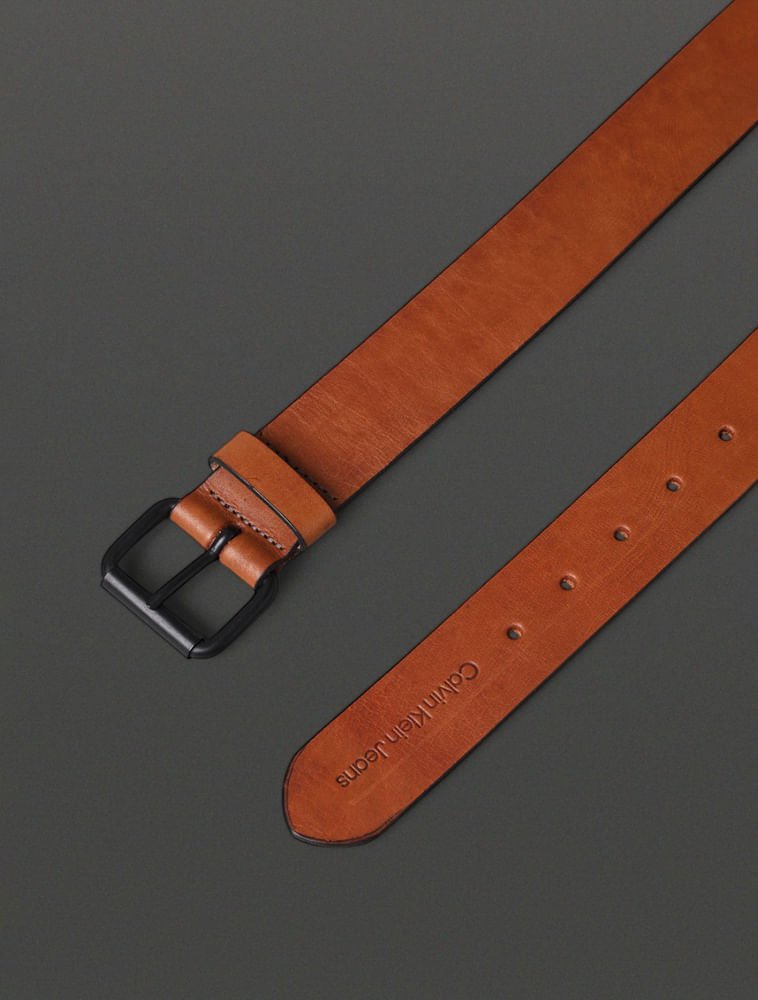 Cinto Masculino Básico Calvin Klein Jeans - Havana Havana 2