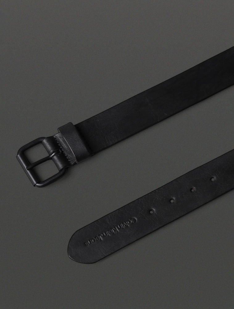Cinto Masculino Básico Calvin Klein Jeans - Preto Preto 2