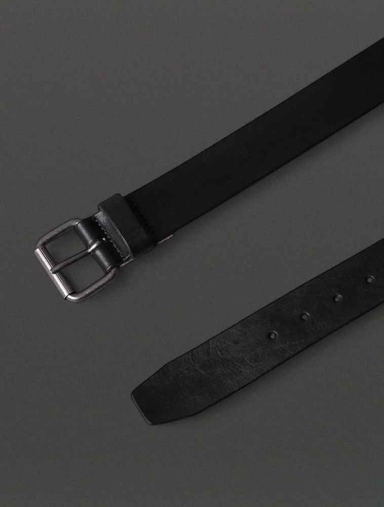 Cinto Masculino Embossed Calvin Klein Jeans - Preto Preto 2