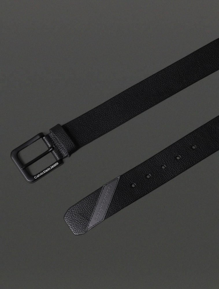 Cinto Masculino Palito Calvin Klein Jeans - Preto Preto 2
