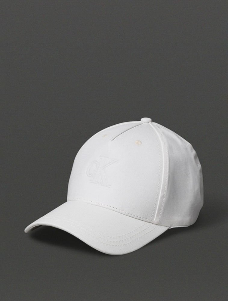 Boné Masculino 5 Gomos Embossed Calvin Klein Jeans - Off White
