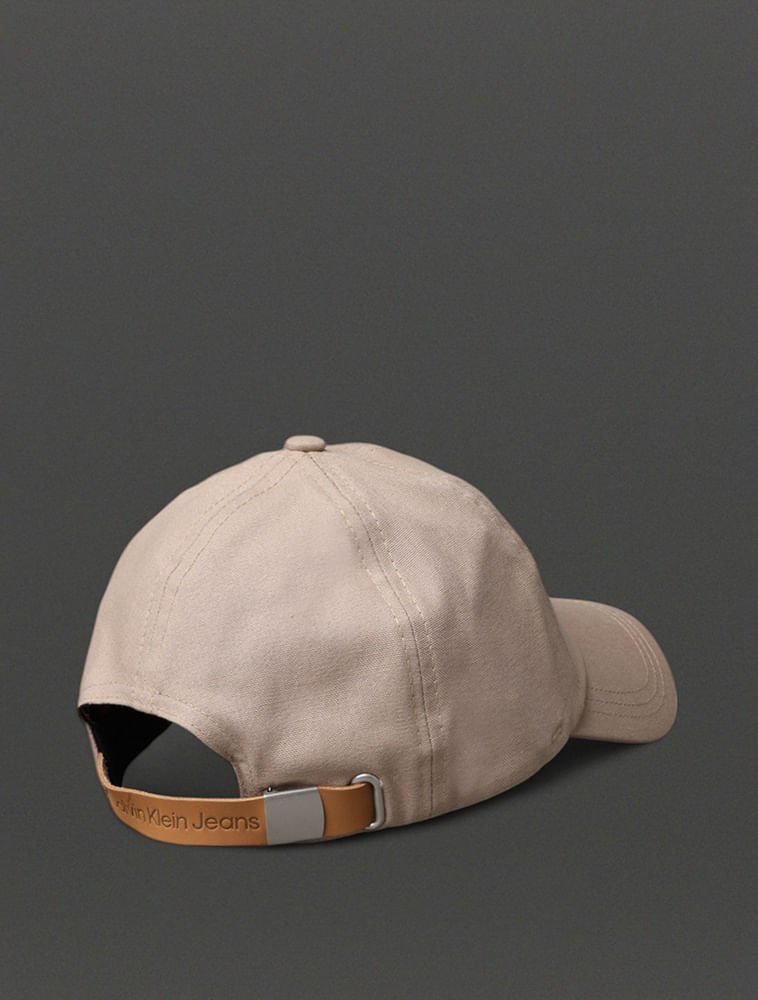 Boné Masculino 6 Gomos Recouro Calvin Klein Jeans - Caqui Medio Bege 2