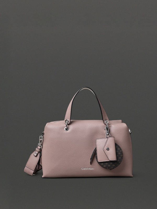 Bolsa Feminina Satchel Calvin Klein - Caqui Medio