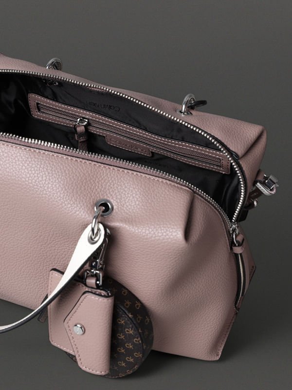 Bolsa Feminina Satchel Calvin Klein - Caqui Medio Caqui Medio 3