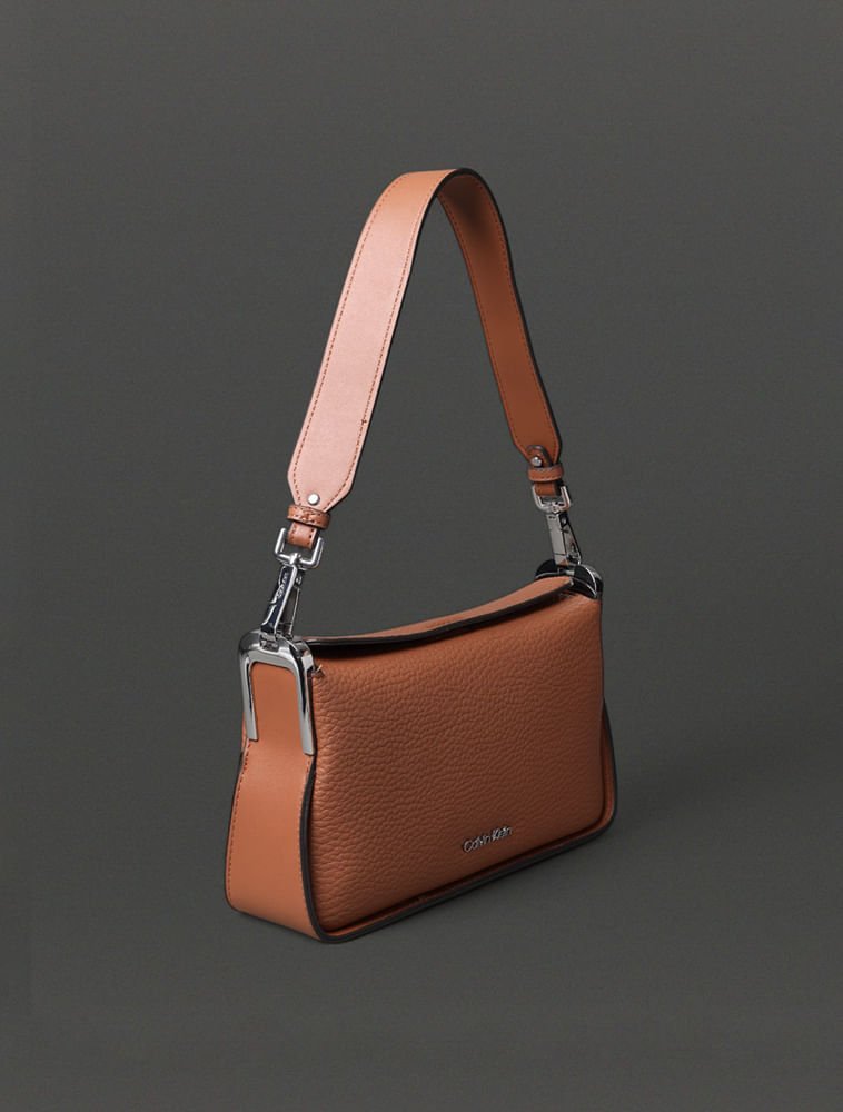 Bolsa Feminina Monograma Calvin Klein - Caramelo Caramelo 2