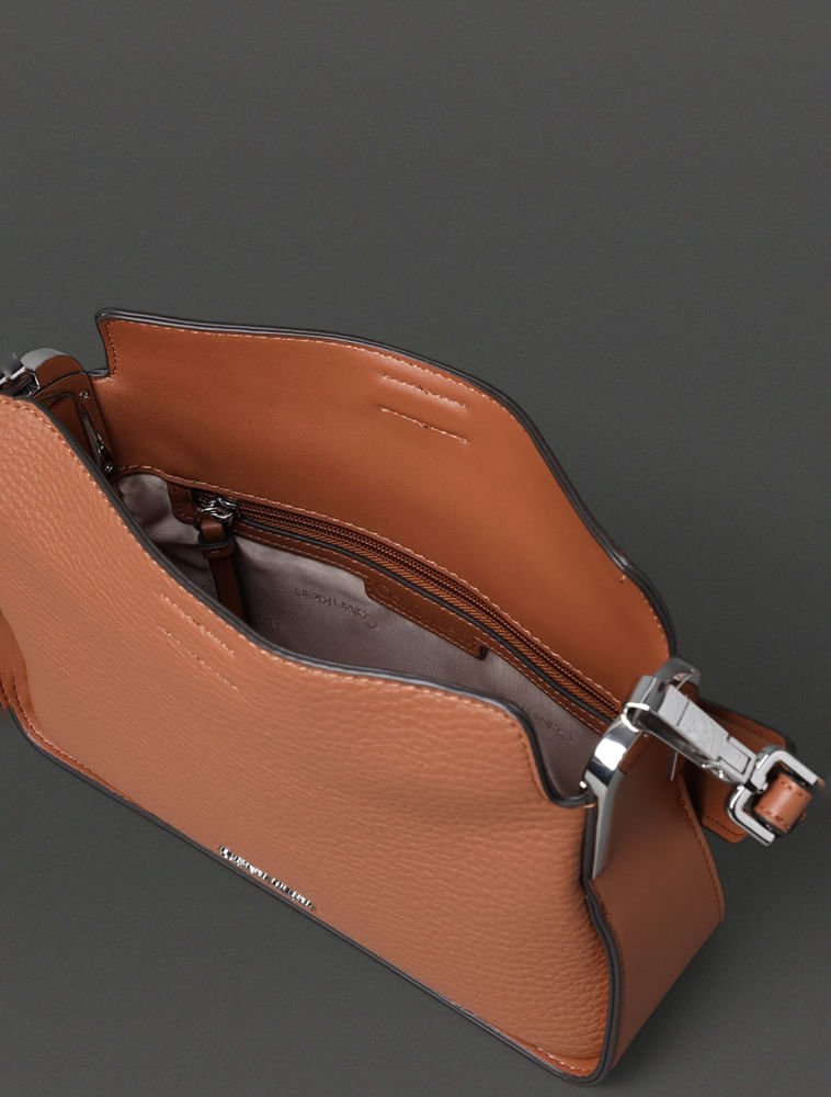 Bolsa Feminina Monograma Calvin Klein - Caramelo Caramelo 3