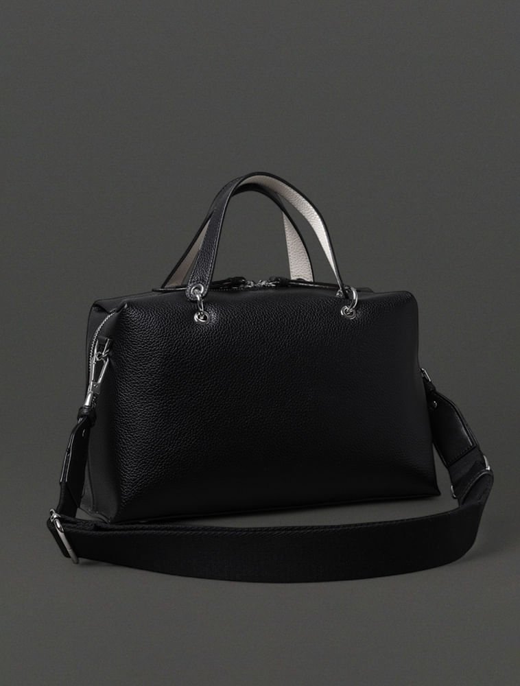 Bolsa Feminina Satchel Calvin Klein - Preto Preto 2