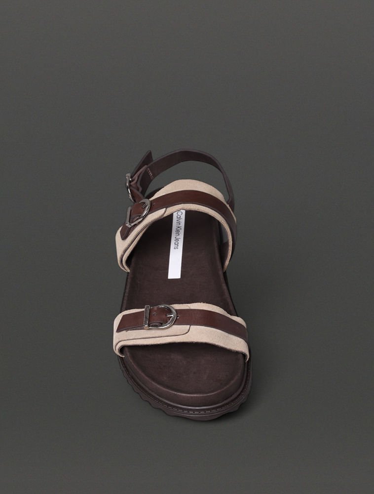 Sandália Feminina Fivelas Calvin Klein Jeans - Cafe Café 4